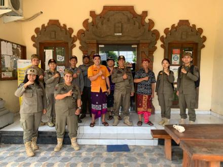 Pendataan Satlinmas di Desa Pemuteran